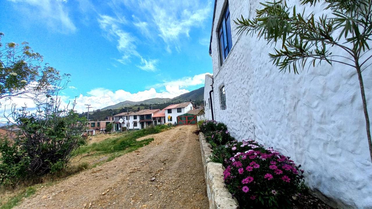 Hospedaje Y Camping Del Rio Monguí Exterior foto