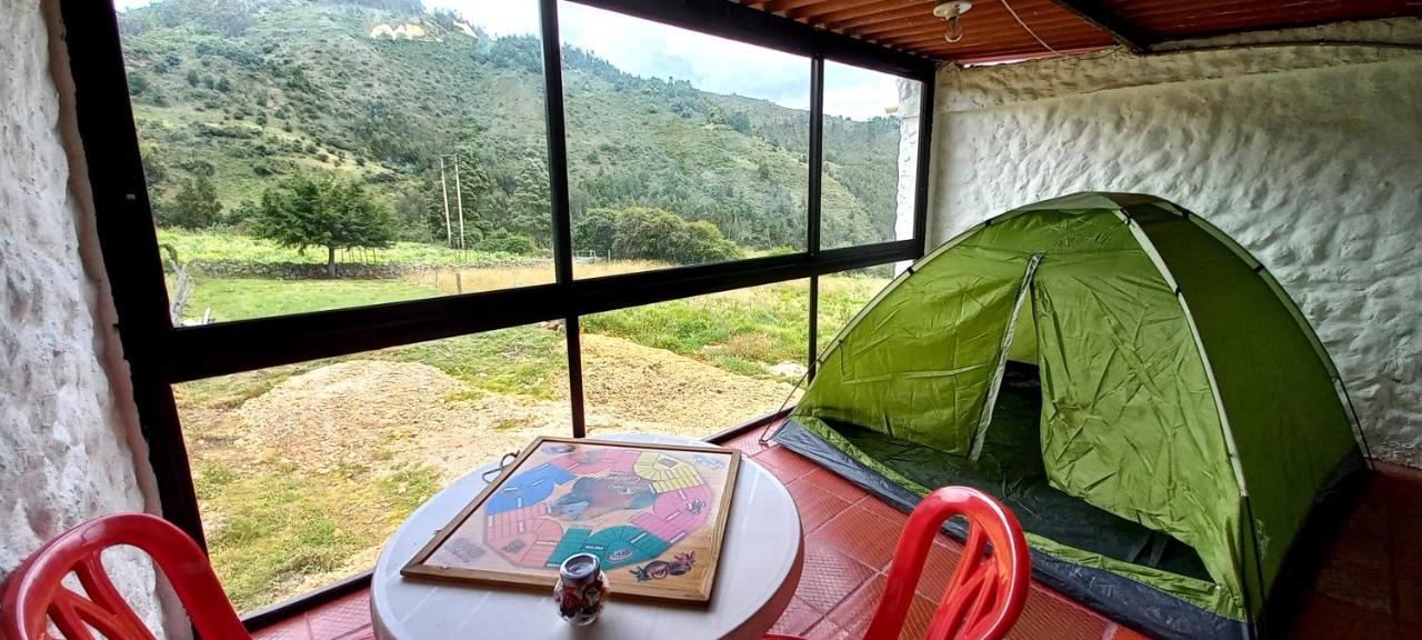 Hospedaje Y Camping Del Rio Monguí Exterior foto