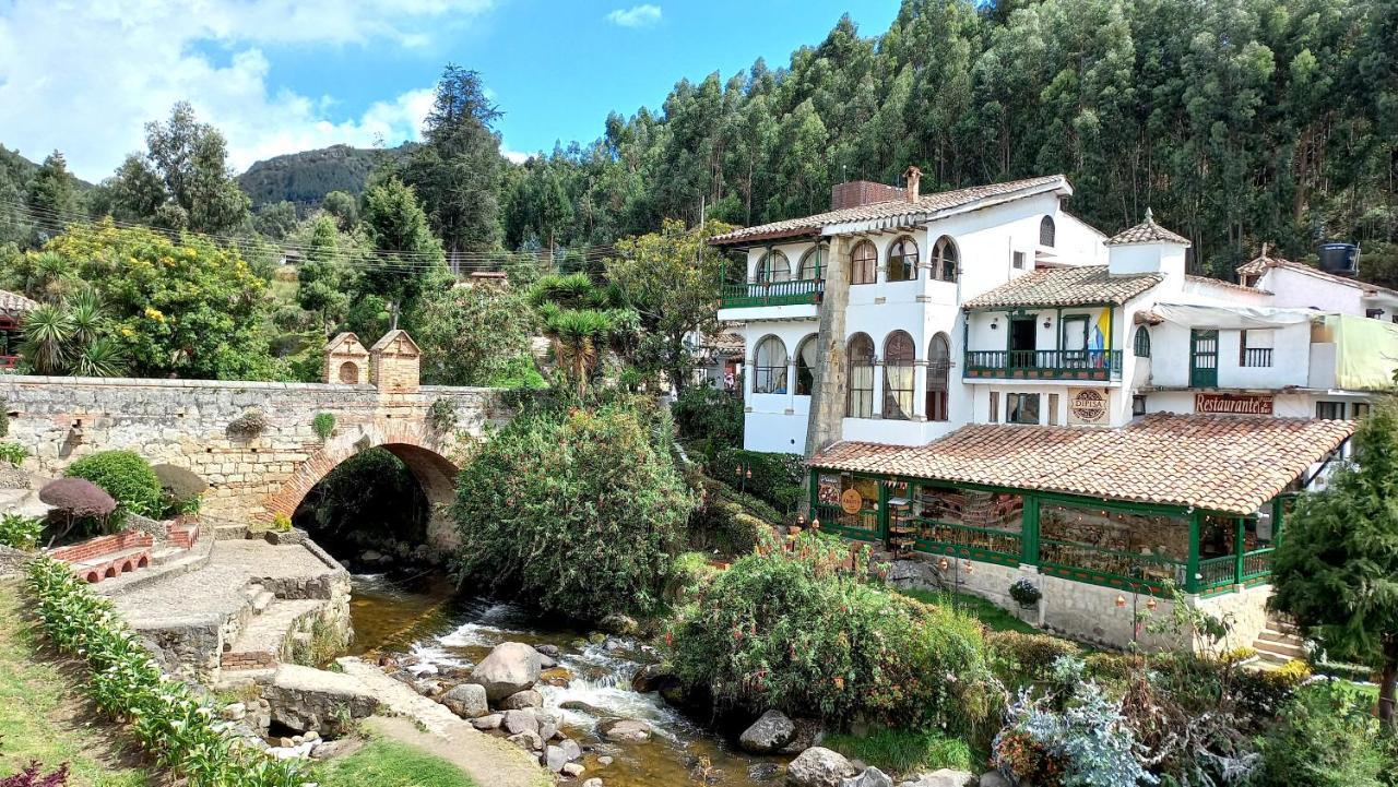 Hospedaje Y Camping Del Rio Monguí Exterior foto